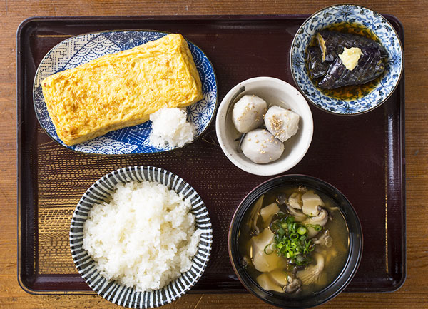 伝七直伝 村の玉子焼き定食