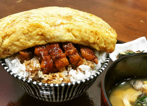 静岡県産うなぎの鰻玉丼