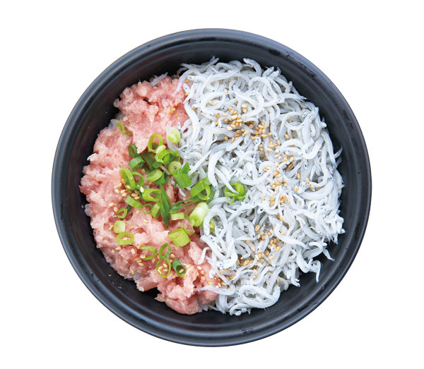 しらすとネギトロ2色丼