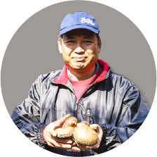 しいたけ生産者 森野さん