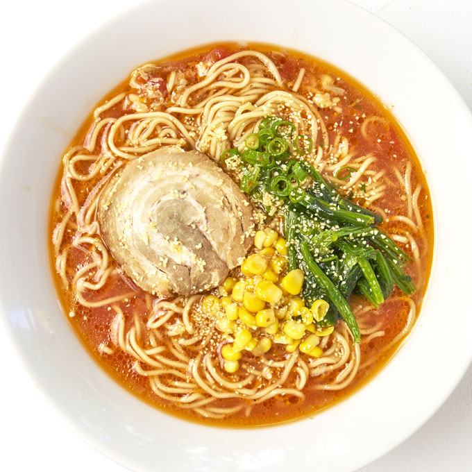 ガーリックトマト麺