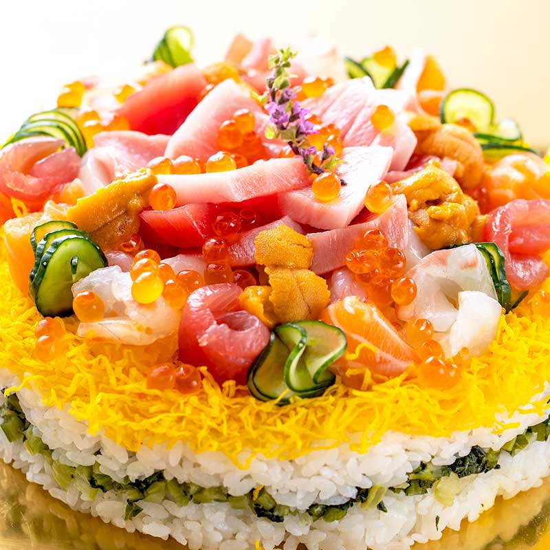 贅沢寿司ケーキ