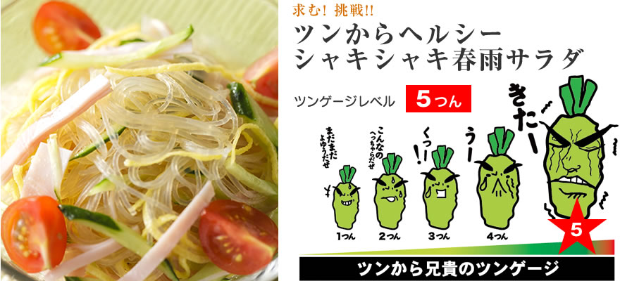 ツンからヘルシーシャキシャキ春雨サラダ